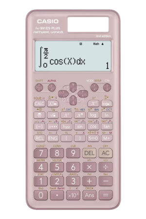CALCULADORA CASIO CIENTIFICA FX-991ES PLUS2 ROSADO PASTEL (417FUN.)